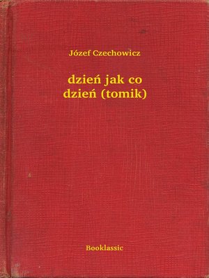 cover image of dzień jak co dzień (tomik)